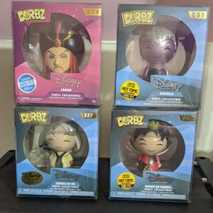 Set Of Four Disney Villain Limited Edition Dorbz